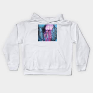 Abstract Jelly Fish Kids Hoodie